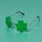 St. Patrick’s Day Irish Shamrock Leaves Green Leprechaun Costume Glasses, 1 Pair